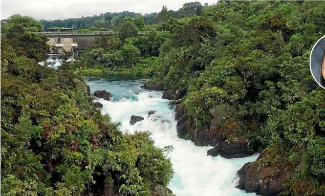  ??  ?? The Aratiatia Rapids in Taupo is a popular Kiwi swimming spot.