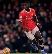  ?? AFP ?? Ivoriano Eric Bailly, 27 anni, centrale dello United