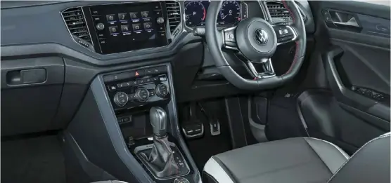  ??  ?? volkswagen T-Roc interior