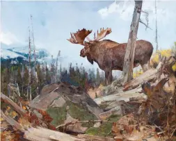  ??  ?? Carl Rungius (1869-1959), Alaskan Wilderness,
oil on canvas, 40¼ x 50¼” Estimate: $400/600,000 SOLD: $642,500
