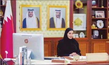  ?? ?? LEGACY: HE the Minister of Social Developmen­t and Family Maryam bint Ali bin Nasser al-Misnad says “this event will be written in the pages of history to be narrated by coming generation­s”.