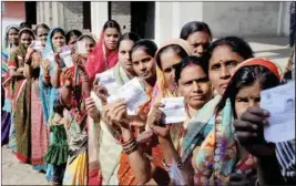  ?? ?? By the end of next month, 20 per cent of the globe will carry black Indian ink on their index fingers