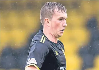  ?? Picture: SNS. ?? Dylan Mackin, on loan from Livingston, netted on his debut for Brechin.