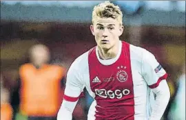  ??  ?? De Ligt, un central holandés con muchos pretendien­tes Costaría unos 60 millones