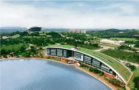  ??  ?? Heriot-Watt’s Malaysia campus in Putrajaya is its first green campus.