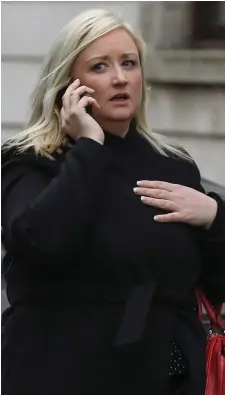  ?? Photo: Courtpix ?? Garda Amanda Lynch (37), who was savagely beaten in the line of duty, leaving court yesterday.