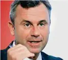  ??  ?? „Ich habe nie gedacht, Politiker zu werden“: Norbert Hofer