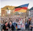  ?? RP-FOTO: ENDERMANN ?? Bereits 2016 gab es ein Public Viewing auf dem Marktplatz.