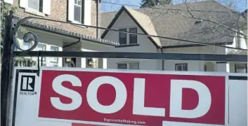  ?? THE CANADIAN PRESS FILES ?? New housing statistics by Canada Mortgage and Housing Corp. and Statistics Canada shows that foreign- owned homes are more expensive than those owned by Canadian residents.