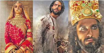  ??  ?? The first show of Padmaavat for the general audience kicked off at 6pm in Mumbai.