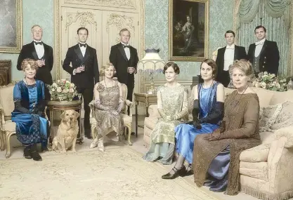  ?? ?? Downton Abbey: A New Era brings back the Crawley family in a film about filming a film.