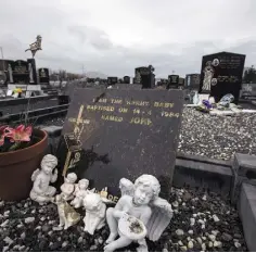  ??  ?? REMEMBERED: The grave of the Kerry Baby named John