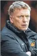  ??  ?? AVAILABLE: But David Moyes is not the preferred candidate to fill the vacant manager’s position at Galatasara­y