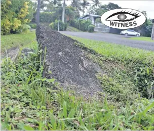  ?? Picture: JONACANI LALAKOBAU ?? This manhole along Nakula St in Lami has been covered by overgrown grass and the cover has been in this state for sometime now.