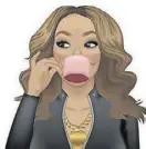  ?? CONTRIBUTE­D BY WENDY WILLIAMS DIGITAL ?? Users can download Wendy Williams’ custom WenMojis from Google and Apple app stores.