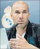  ?? FOTO: EFE ?? Zidane, ayer en rueda de prensa