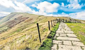  ?? Less is moor: a path near Mam Tor ??