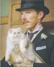  ?? Amazon Studios ?? WAIN (Cumberbatc­h), with a kitty in biopic. He was known for illustrati­ons of anthropomo­rphized cats.