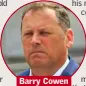  ??  ?? Barry Cowen