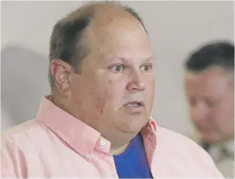  ?? AP FILES ?? Former lottery computer programmer Eddie Tipton speaks during his sentencing hearing in 2017.