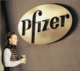  ??  ?? SIDE EFFECTS: The commission is investigat­ing Pfizer for charging “excessive prices” for a cancer drug that is not registered for sale in South Africa. Picture: Mark Lennihan / AP