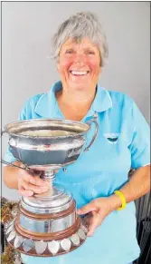  ??  ?? 2018 Moana McAllister trophy winner, Kay Marshall.