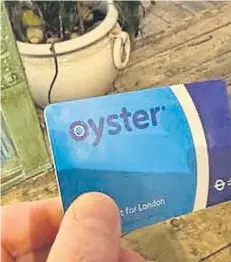  ?? ?? Oyster card travel could be coming to the Capital