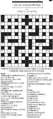 50-50 CROSSWORD - PressReader