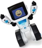  ?? WowWee ?? Coji, a mini robot that teaches pre-readers to code with emojis. It also reacts when you tilt or shake it, and you can control it with your phone or tablet.