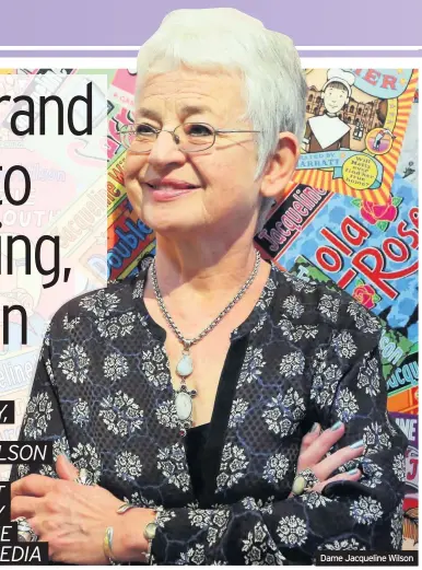  ??  ?? Dame Jacqueline Wilson