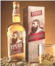  ?? ?? What’s in a name? Timah Whiskey that has caused an uproar.