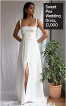  ??  ?? Sweet Pea Wedding Dress, £1,000