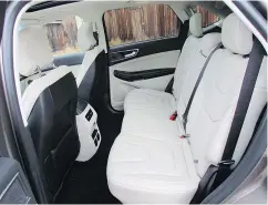  ??  ?? The new Edge interior is easy to enter and exit.
