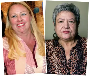  ??  ?? Left: Sara Moat was a boss at Fast Pensions.
Right: Scam victim Maria McCulloch