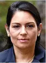  ??  ?? Action... Home Secretary Priti Patel revealed a plan that will allow the UK to deport foreign criminals and illegal immigrants more easily