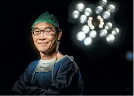  ??  ?? Rhona’s doctor, Thailand’s leading gender reassignme­nt surgeon Dr Sanguan at his surgery in Phuket.