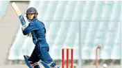  ?? PTI ?? Jharkhand’s Ishan Kishan plays a shot during Vijay Hazare Trophy match against Saurashtra at Eden Gardens in Kolkata on Wednesday