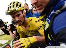  ?? (Photo AFP) ?? Julian Alaphilipp­e : « Le Tour de France m’a bien épuisé, mais j’ai fait le maximum pour revenir en forme. »