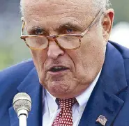  ??  ?? Giuliani