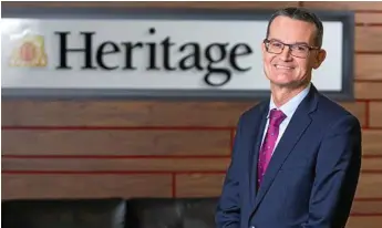  ?? Photo: Contribute­d ?? NEW ROLE: Current Heritage Bank senior executive Kevin Potter has moved into the role of chief customer officer.