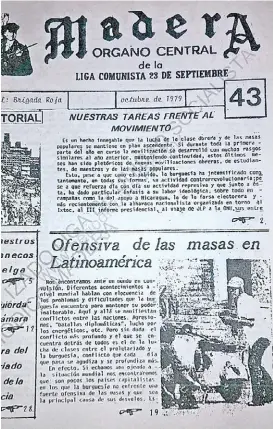  ?? FOTOS: MARICARMEN RELLO ?? Parte de una edición de Madera, de octubre de 1979