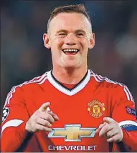  ?? AFP FILE ?? Amid mounting speculatio­n he was on the brink of signing to play in the Chinese Super League, Wayne Rooney said on Thursday he will remain with Manchester United.