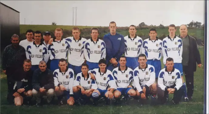  ??  ?? The first Lenamore Rovers team to play in the Kerry District League