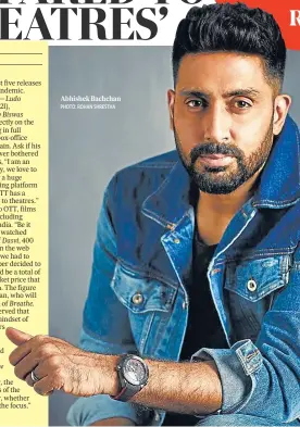  ?? PHOTO: ROHAN SHRESTHA ?? Abhishek Bachchan