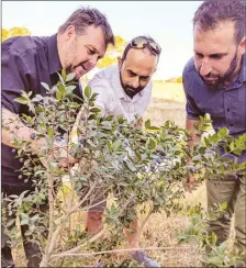  ??  ?? Australian High Commission­er to Cyprus Alan Sweetman, Yalçın Adal and Stavros Protz. Right, Stavros Protz and Yalçın Adal.