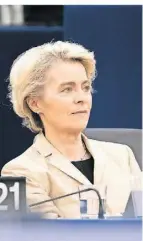  ?? FOTO: DPA ?? EU-Kommission­spräsident­in Ursula von der Leyen.