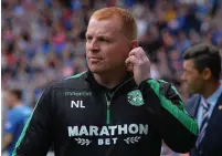 ??  ?? Neil Lennon is the latest manager attempting to end Celtic’s winning run