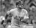  ?? CHRIS CARLSON/AP ?? J.D. Martinez of the Red Sox is a designated hitter who can play the outfield.