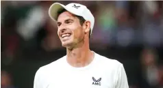  ?? ?? Andy Murray received positive news on his left ankle injury, avoiding surgery and progressin­g well in rehabilita­tion as he aims for a return to competitiv­e tennis