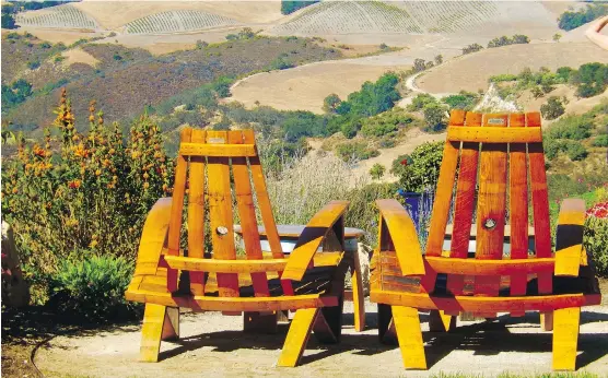  ?? PHOTOS: LYNNE ROBSON ?? There are two good reasons to sit and linger at Daou Vineyards and its tasting room in Paso Robles: the view is stunning and the wine is award-winning.